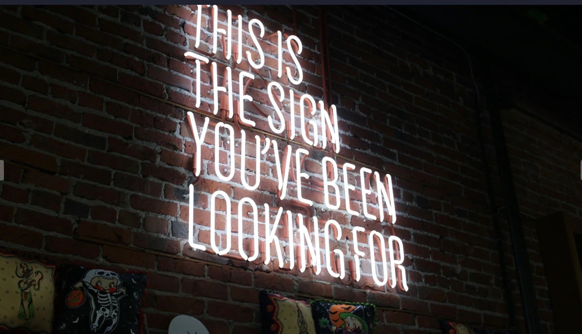 This is the sign you've been looking for